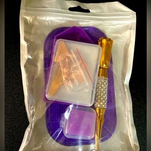 Diamond Daze Cup Coasters with 1tray, 1 pen, 1 glue/wax square